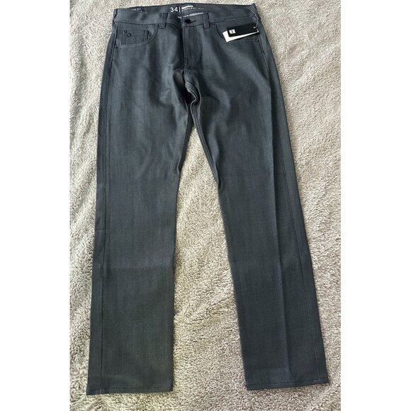 Quiksilver Men’s Jeans Revolver Straight Fit Size 34 x 32 New - Picture 4 of 16